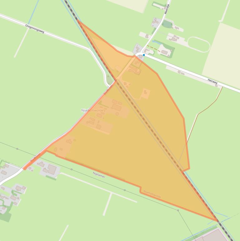 Kaart van postcodegebied 8488BH.