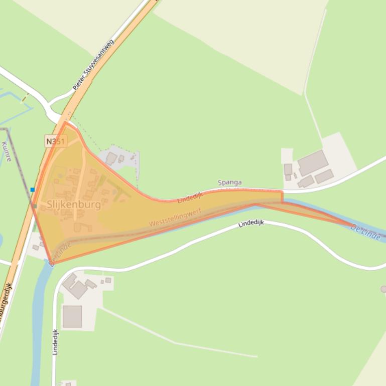 Kaart van postcodegebied 8489KR.