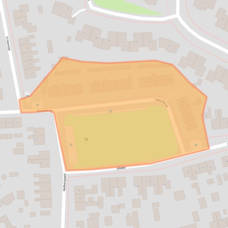 Kaart van postcodegebied 8491AE.