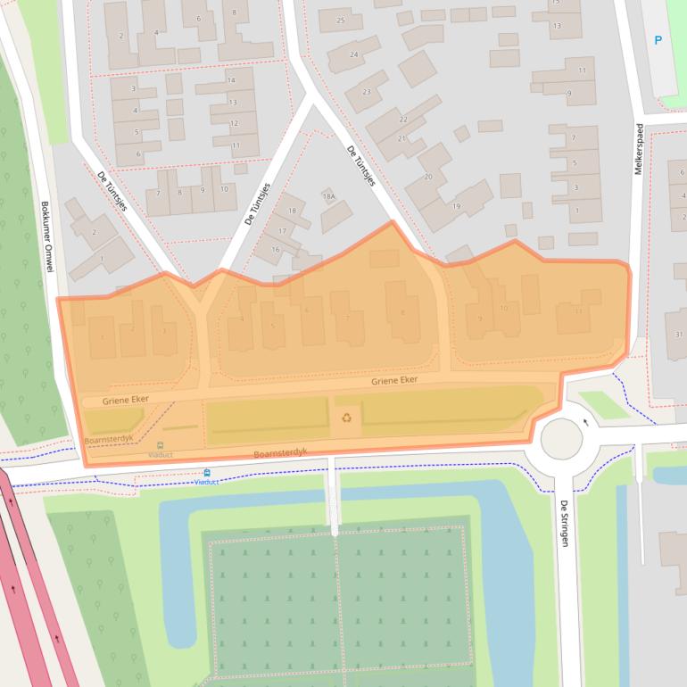 Kaart van postcodegebied 8491AP.