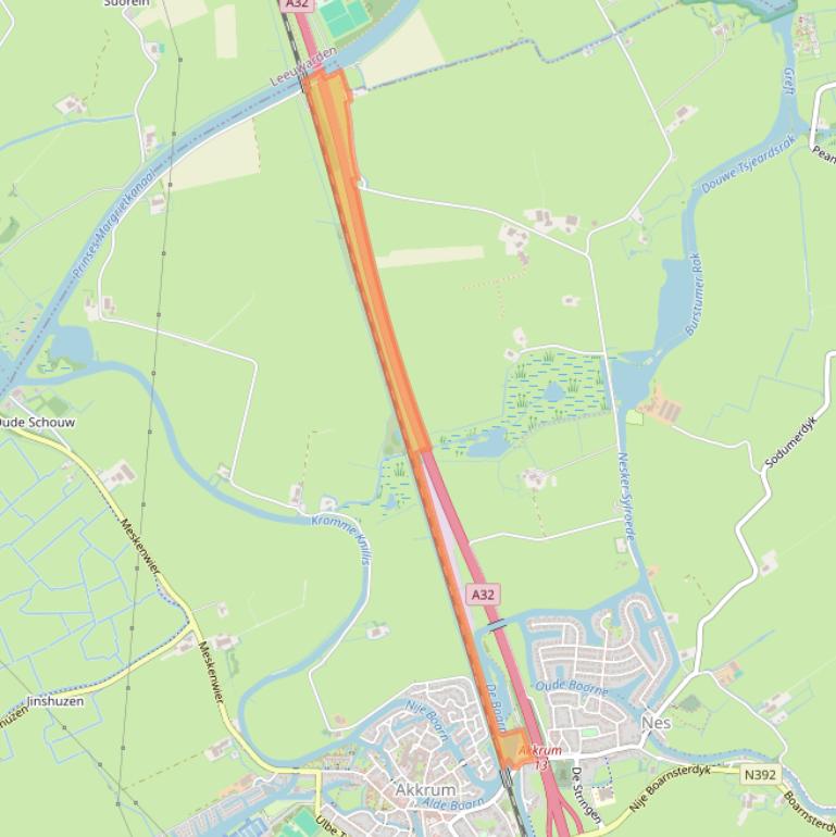 Kaart van postcodegebied 8491AR.