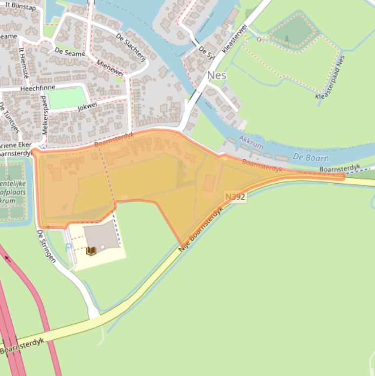 Kaart van postcodegebied 8491AW.