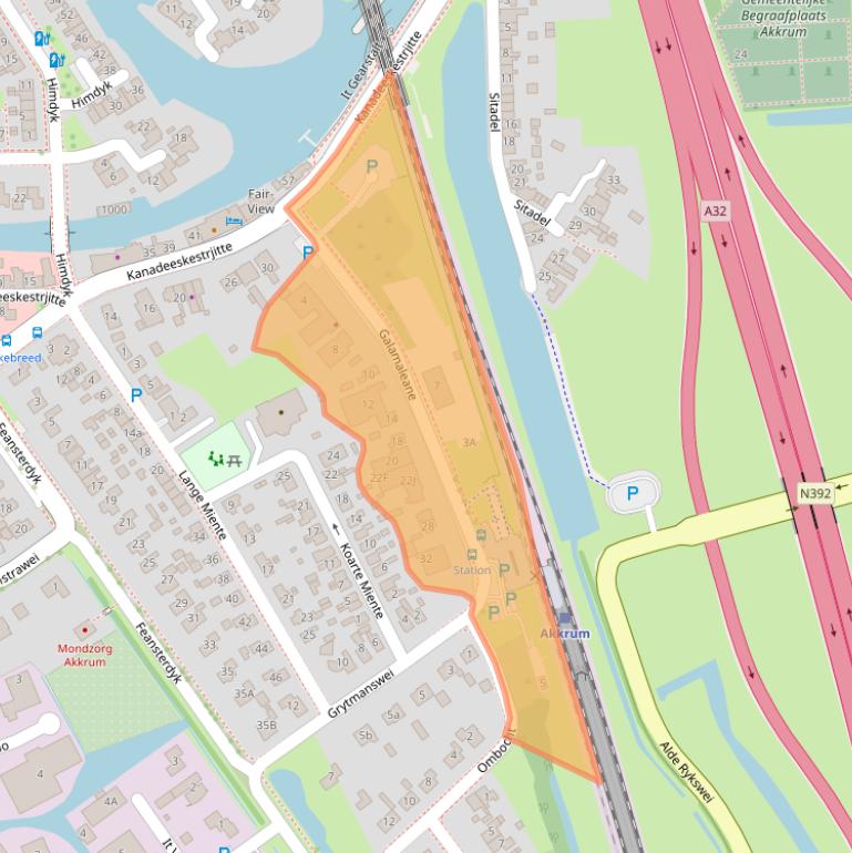 Kaart van postcodegebied 8491BB.