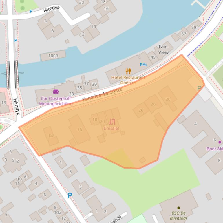 Kaart van postcodegebied 8491BE.