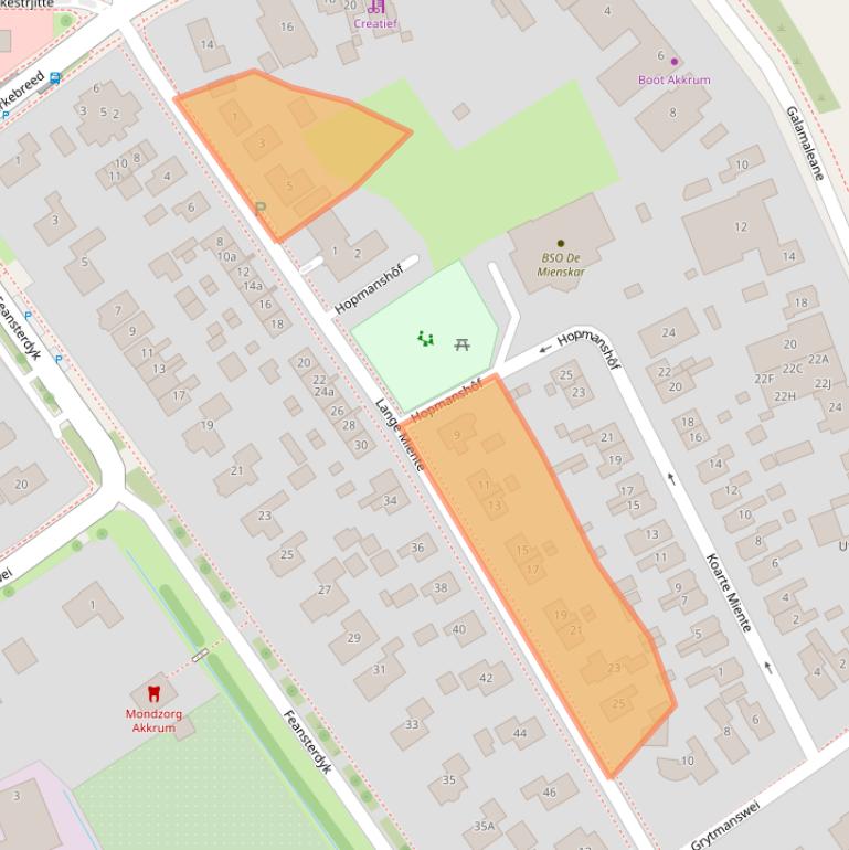 Kaart van postcodegebied 8491BG.