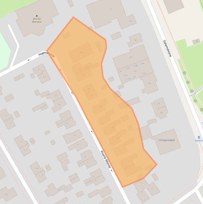 Kaart van postcodegebied 8491BM.