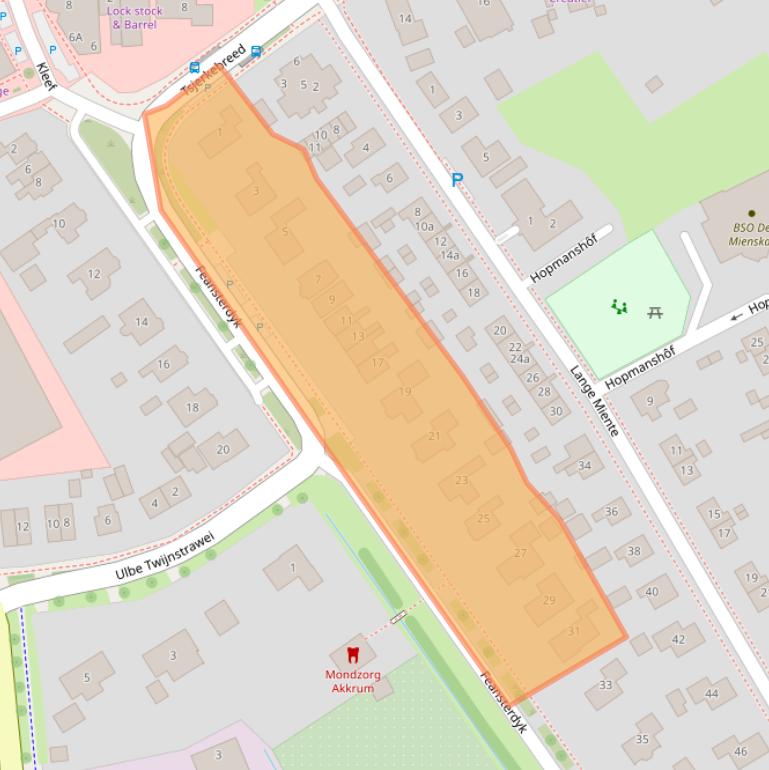 Kaart van postcodegebied 8491BT.