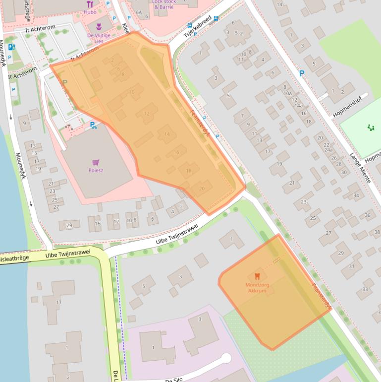 Kaart van postcodegebied 8491BW.