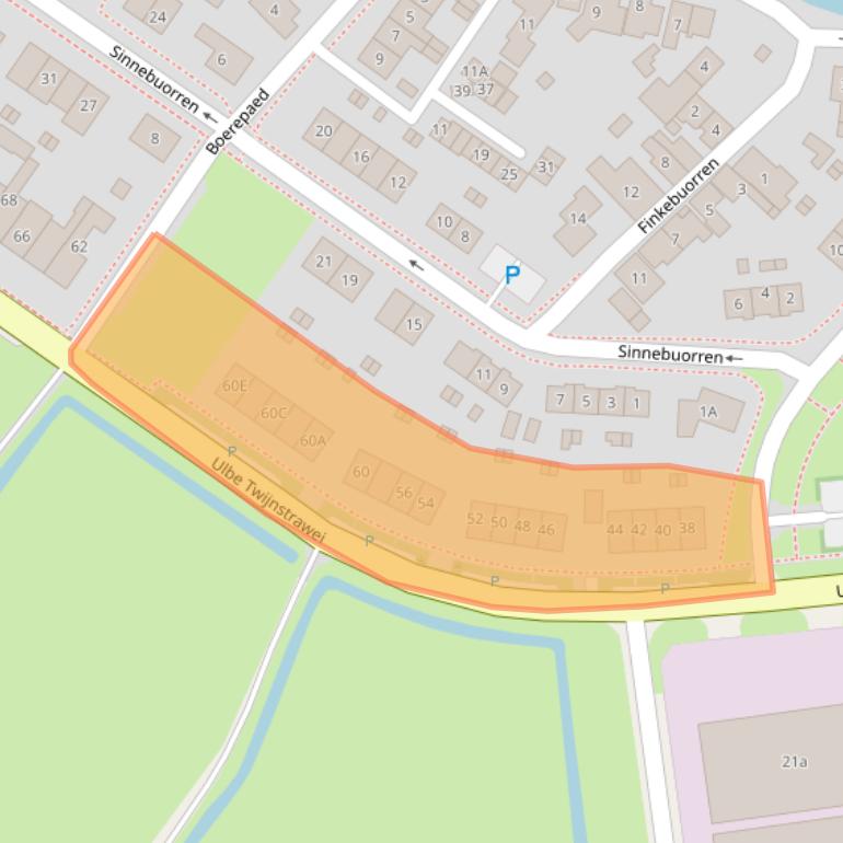 Kaart van postcodegebied 8491CG.