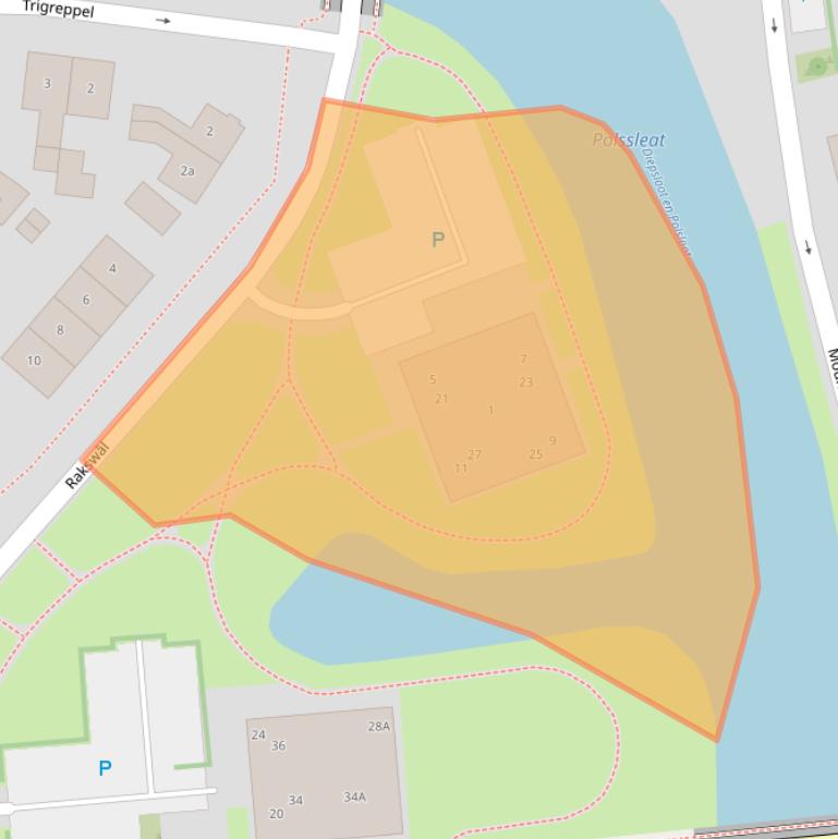 Kaart van postcodegebied 8491CM.