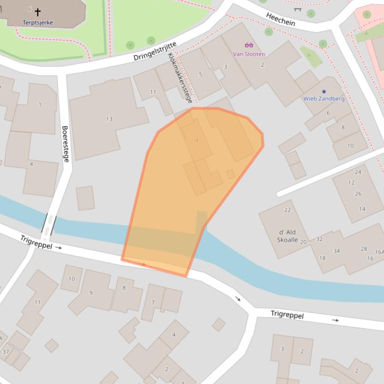 Kaart van postcodegebied 8491CS.