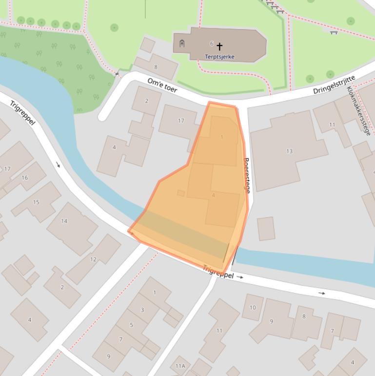 Kaart van postcodegebied 8491CT.