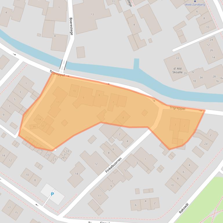 Kaart van postcodegebied 8491CW.