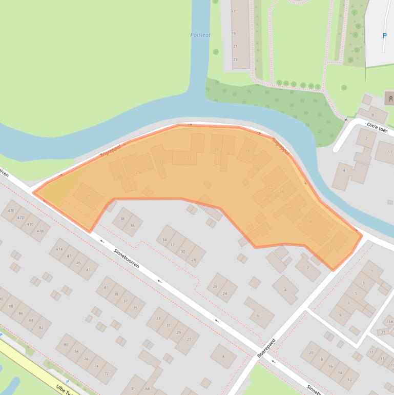 Kaart van postcodegebied 8491CX.