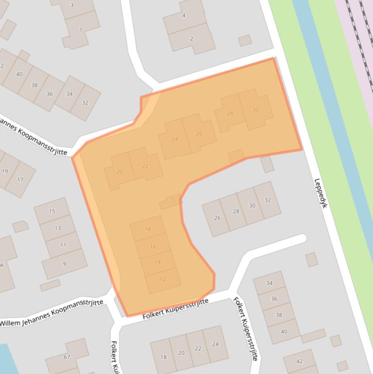 Kaart van postcodegebied 8491DN.