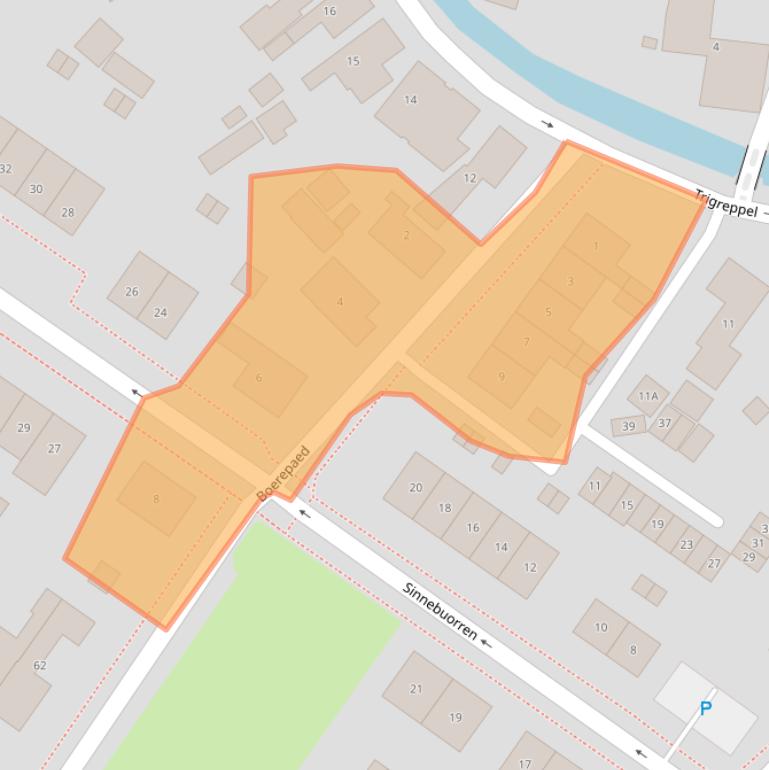 Kaart van postcodegebied 8491EA.