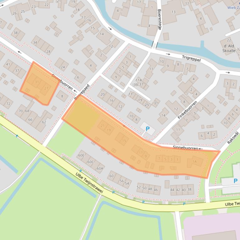 Kaart van postcodegebied 8491EB.