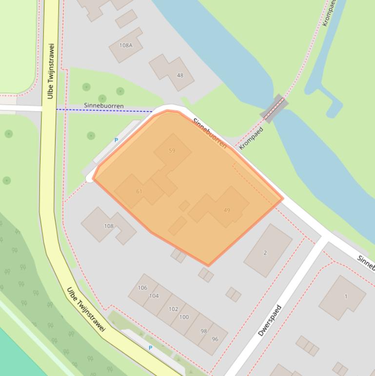 Kaart van postcodegebied 8491ED.