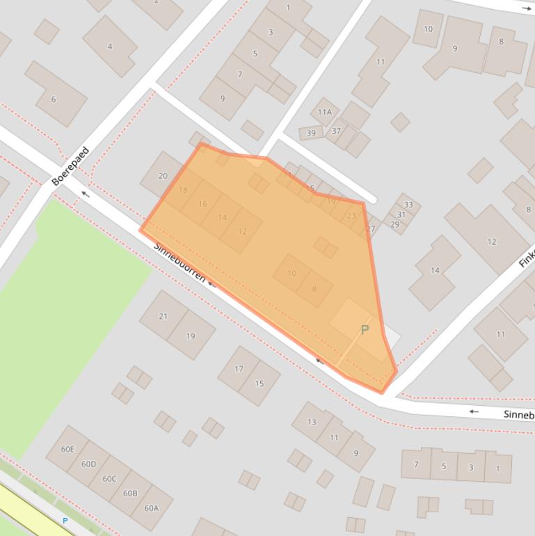 Kaart van postcodegebied 8491EG.