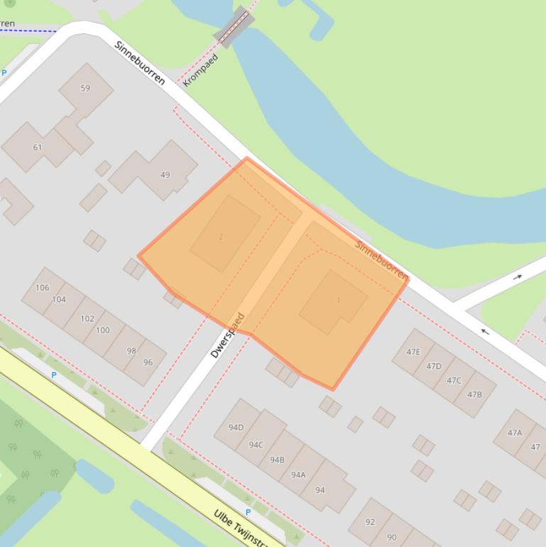 Kaart van postcodegebied 8491EJ.