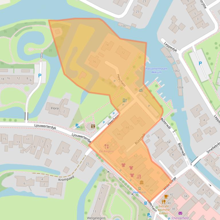 Kaart van postcodegebied 8491EN.