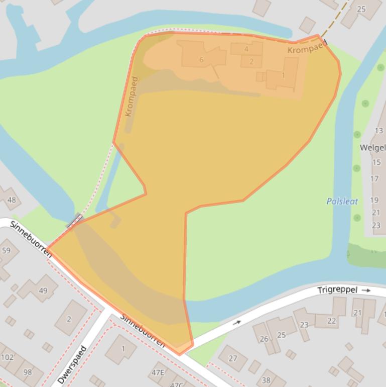 Kaart van postcodegebied 8491EZ.