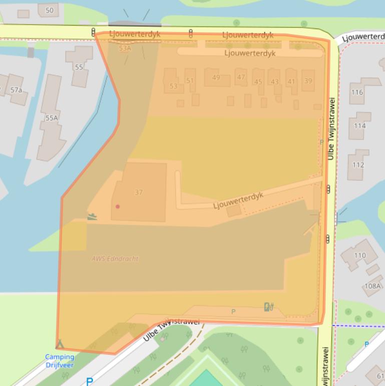 Kaart van postcodegebied 8491GB.