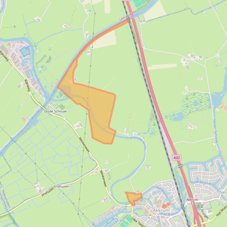 Kaart van postcodegebied 8491GK.