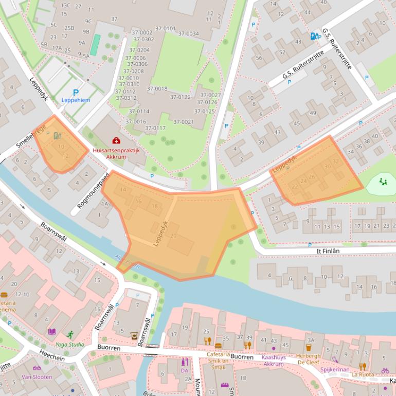 Kaart van postcodegebied 8491GL.