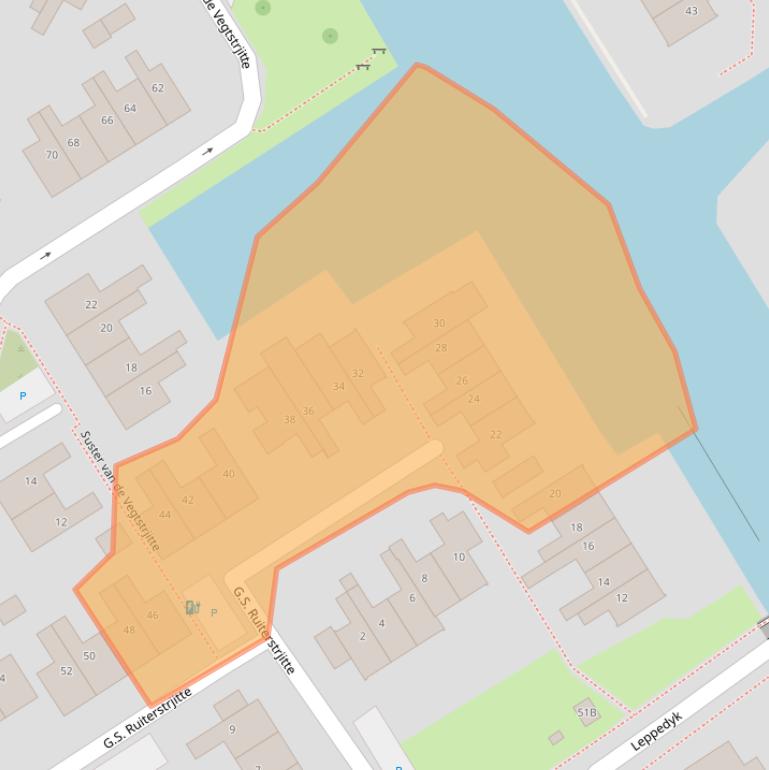 Kaart van postcodegebied 8491GW.