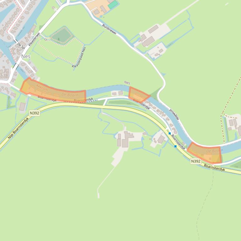 Kaart van postcodegebied 8491KS.