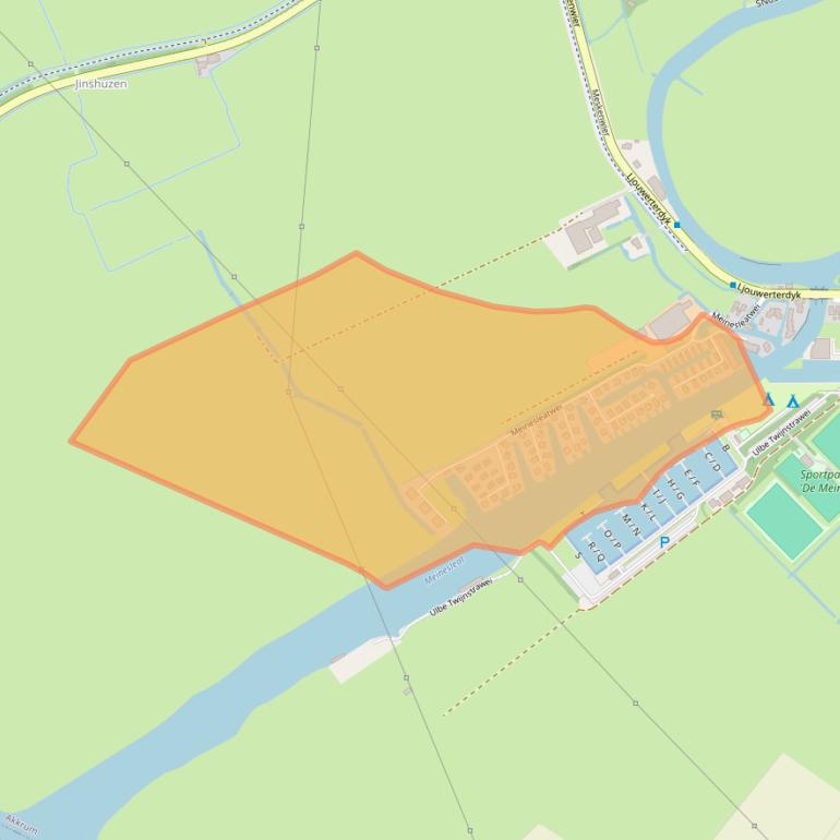 Kaart van postcodegebied 8491MK.