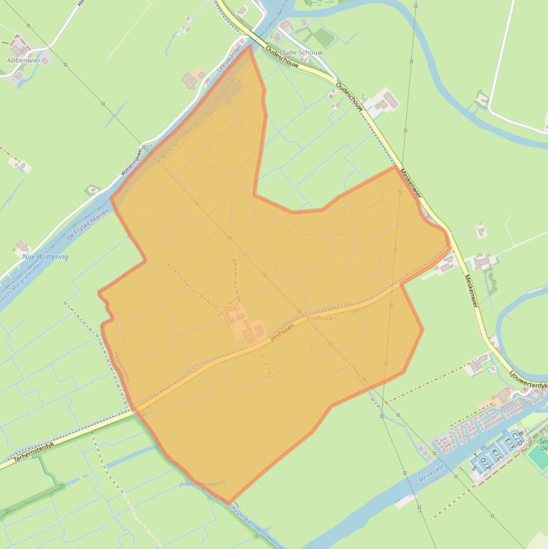 Kaart van postcodegebied 8491MR.