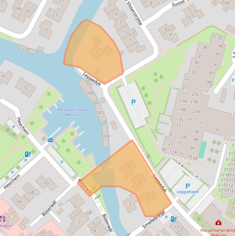 Kaart van postcodegebied 8491MV.