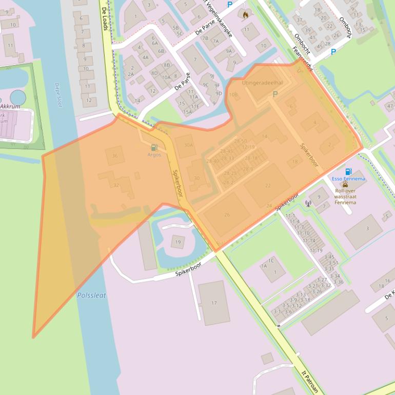 Kaart van postcodegebied 8491PA.