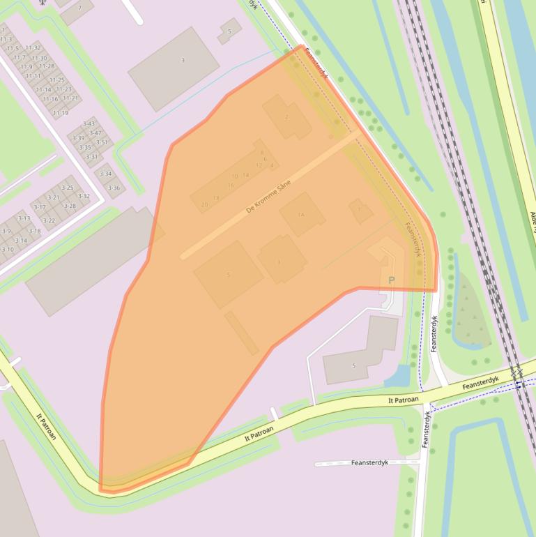 Kaart van postcodegebied 8491PE.