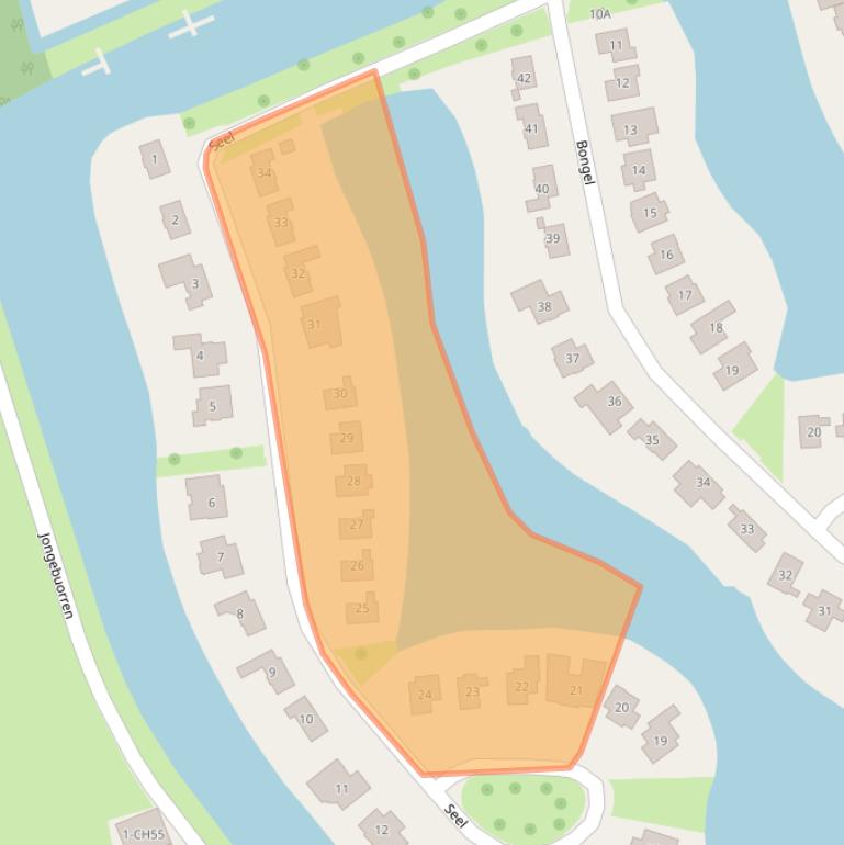 Kaart van postcodegebied 8493KD.