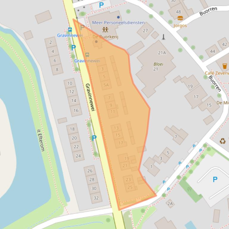 Kaart van postcodegebied 8493LV.