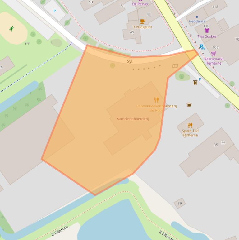 Kaart van postcodegebied 8493MC.