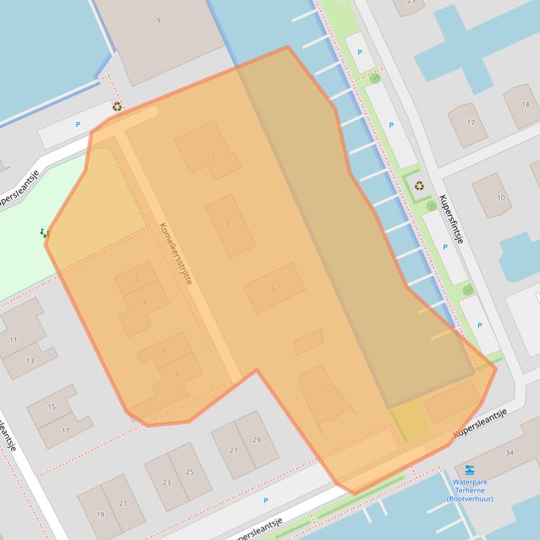 Kaart van postcodegebied 8493MD.