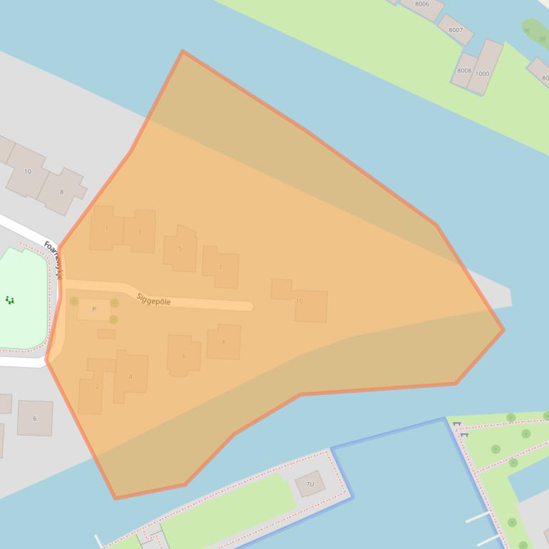 Kaart van postcodegebied 8493RD.