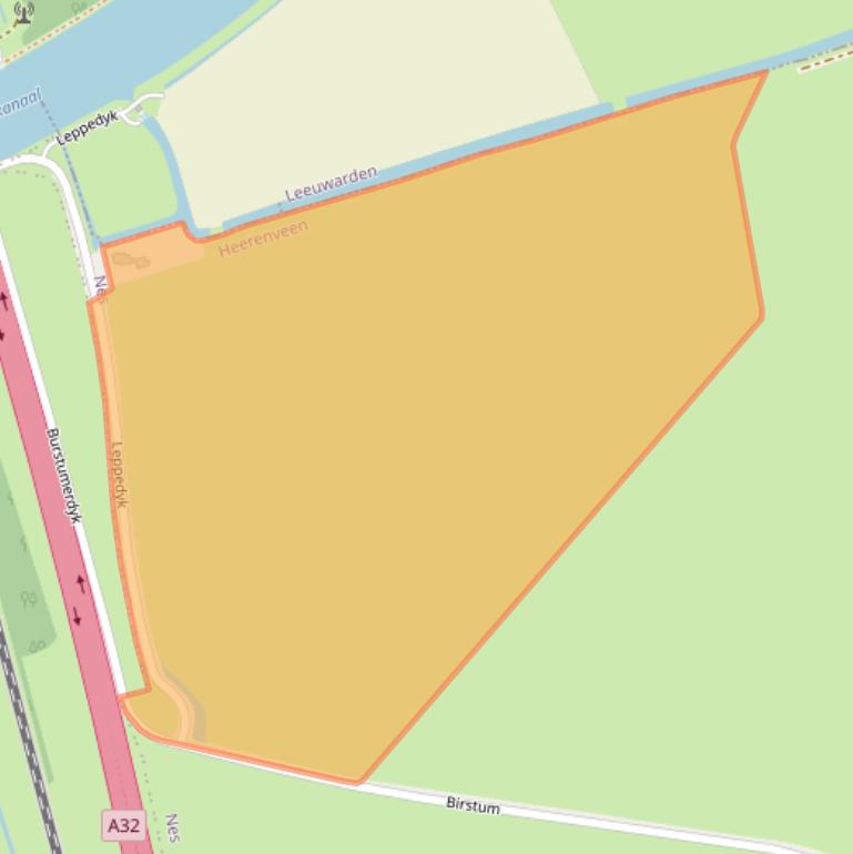 Kaart van postcodegebied 8494MV.