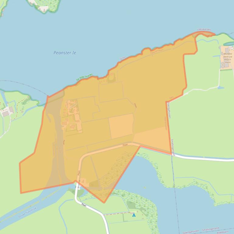 Kaart van postcodegebied 8494NB.