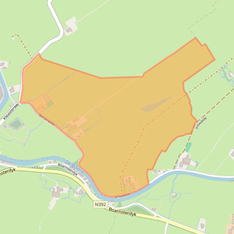 Kaart van postcodegebied 8494NH.