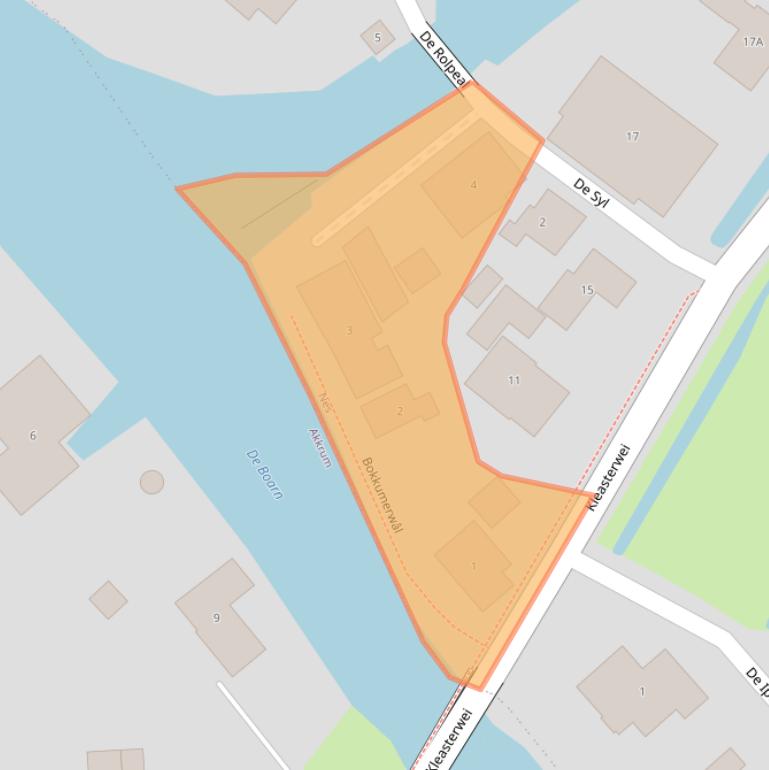 Kaart van postcodegebied 8494NP.