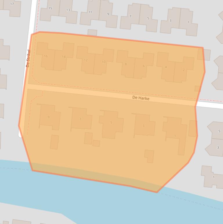 Kaart van postcodegebied 8494PD.