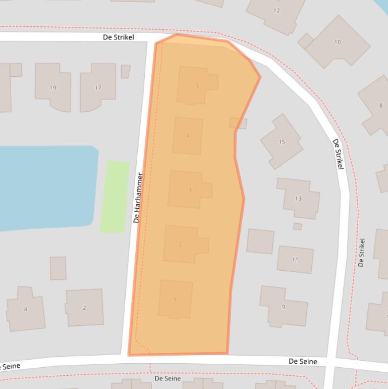 Kaart van postcodegebied 8494PT.