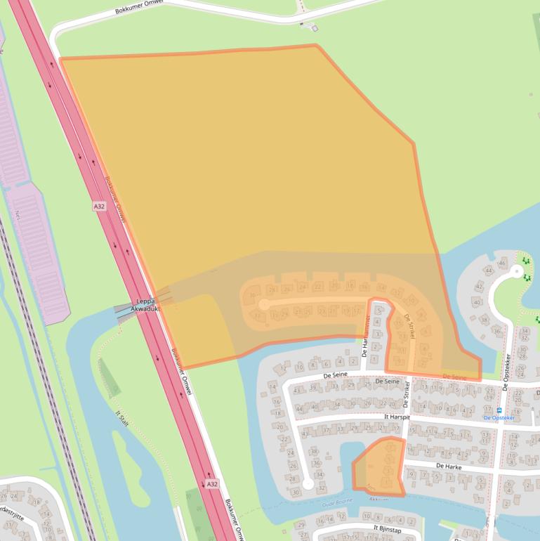 Kaart van postcodegebied 8494PV.