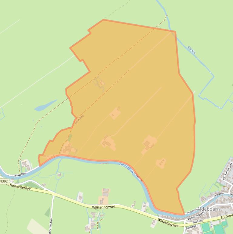 Kaart van postcodegebied 8495HA.