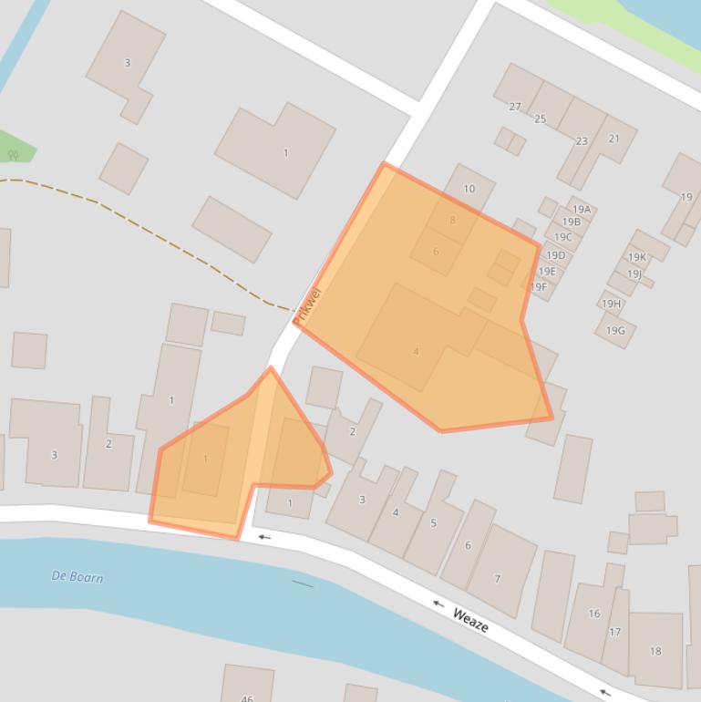 Kaart van postcodegebied 8495HC.